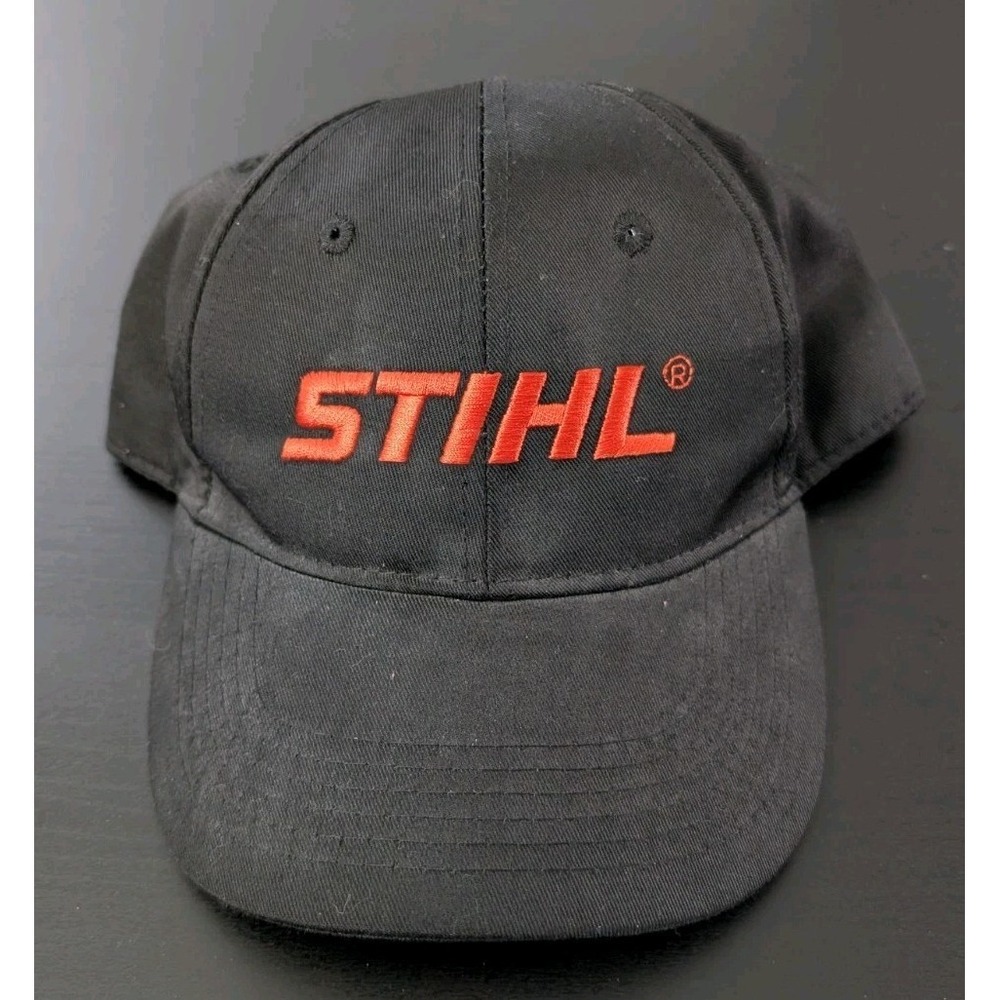 STIHL Outfitters Truckers Snapback Baseball Cap Hat Black OSA‎